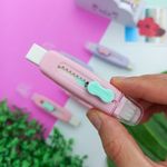 Borracha Retrátil com Vassoura (Lilás e Rosa) - Yins 