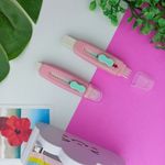 Borracha Retrátil com Vassoura (Lilás e Rosa) - Yins 