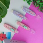 Borracha Retrátil com Vassoura (Lilás e Rosa) - Yins 