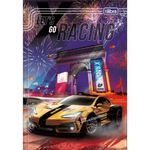 Caderno Universitário Brochura Capa Dura X Racing 20 x 27,5 cm 80 Folhas - Tilibra