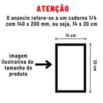 Caderno Kbom 1/4 Masculino com 96 Folhas - Animativa