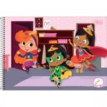 Caderno Espiral Capa Dura Meia Pauta Sapeca 40 Folhas - Tilibra