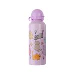 Garrafa Alumínio 500 ml Pets Cachorros e Gatos (Azul Claro, Branco, Lilás e Verde) - Weeze