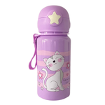 Garrafa de Alumínio 500ml (Elefantinho Rosa, Gato Lilás e Unicórnio Verde-Água) - Weeze