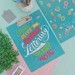 Prancheta A4 Lettering 20 Folhas 23 x 31 cm - Dac