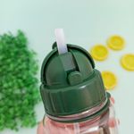 Garrafa Plástica 450 ml Infantil Estampada (Elefante, Girafa, Leão e Macaco) - Weeze