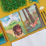 Caderno Brochura Capa Dura Caligrafia Dominguinhos 19 x 24,8 cm 40 Folhas - São Domingos