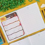 Caderno Brochura Capa Dura Caligrafia Dominguinhos 19 x 24,8 cm 40 Folhas - São Domingos