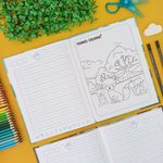 Caderno Brochura Capa Dura Caligrafia Dominguinhos 19 x 24,8 cm 40 Folhas - São Domingos