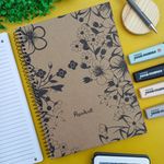 Caderno Universitário Espiral 1 Matéria PaperKraft 20 x 27,5 cm 80 Folhas - São Domingos