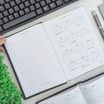 Agenda 2024 Advogado Preta e Marrom 14,5 X 20,5 cm 192 Folhas - Tilibra