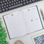 Agenda 2024 Advogado Preta e Marrom 14,5 X 20,5 cm 192 Folhas - Tilibra