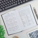 Agenda 2024 Advogado Preta e Marrom 14,5 X 20,5 cm 192 Folhas - Tilibra