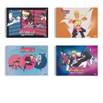 Caderno Cartografia Espiral Boruto 60 Folhas Capa Dura - São Domingos
