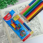 Lápis de Cor Colorpeps Star 12 cores + 3 Lapis Bicolor - Maped