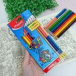 Lápis de Cor Colorpeps Star 12 cores + 3 Lapis Bicolor - Maped