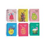 Agenda 2024 Executiva Colorida Frutas 10 x 14,1 cm 168 Folhas - Interponte