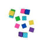 Borracha Colorida Bloco Lego - Acrilex