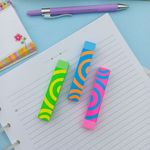 Borracha Be Bright com Recorte na Capa Protetora (Azul, Rosa e Verde) - Faber-Castell