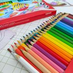 Lápis de Cor Aquarelável 48 Cores - Faber-Castell
