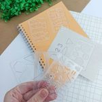 Kit Gabarito para Desenho 6 Réguas - Waleu