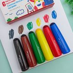 Canetinhas Ultra Laváveis Extrajumbo com 6 Cores Tradicionais - Faber-Castell