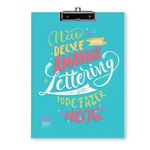 Prancheta A4 Lettering 20 Folhas 23 x 31 cm - Dac