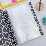 Pasta Catálogo A4 50 Divisórias Estampada Almofadada- Bozza