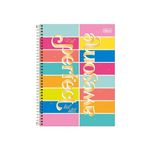 Caderno Universitário Capa Dura com Espiral Be Nice 80 Folhas 200 x 275 mm - Tilibra