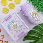 Kit Lancheira Infantil com 2 Talheres + Garrafa 500 ml - Interponte