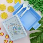 Kit Lancheira Infantil com 2 Talheres + Garrafa 500 ml - Interponte