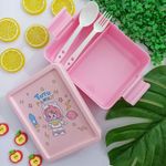 Kit Lancheira Infantil com 2 Talheres + Garrafa 500 ml - Interponte