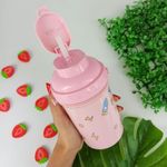 Kit Lancheira Infantil com 2 Talheres + Garrafa 500 ml - Interponte