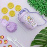Kit Lancheira Infantil com 2 Talheres + Garrafa 500 ml - Interponte