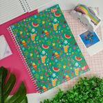 Caderno Universitário Feminino Hit 1 Matéria Espiral 80 Folhas - Tilibra