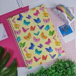 Caderno Universitário Feminino Hit 1 Matéria Espiral 80 Folhas - Tilibra