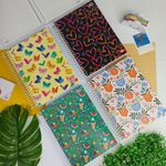 Caderno Universitário Feminino Hit 20 Matérias Espiral 320 Folhas - Tilibra