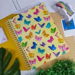 Caderno Universitário Feminino Hit 16 Matérias Espiral 256 Folhas - Tilibra