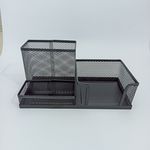 Organizador Porta Lápis/Clips/Lembrete Metal Preto - Rio Tijucas