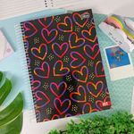 Caderno Universitário Feminino Hit 10 Matérias Espiral 160 Folhas - Tilibra