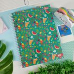 Caderno Universitário Feminino Hit 10 Matérias Espiral 160 Folhas - Tilibra