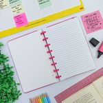 Caderno de Disco A5 14 x 21,5 cm com 80 Folhas - Importado