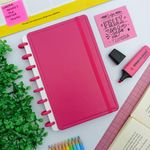 Caderno de Disco A5 14 x 21,5 cm com 80 Folhas - Importado