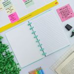Caderno de Disco A5 14 x 21,5 cm com 80 Folhas - Importado