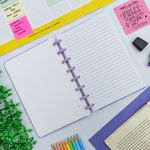 Caderno de Disco A5 14 x 21,5 cm com 80 Folhas - Importado