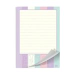 Bloco de Anotações Destacável Enjoy Tom Pastel com 30 Folhas Tracejadas 105 x 148 mm - DAC