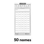 Rifa Cartela Com 50 Nomes - Tamoio