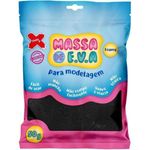 Massa de E.V.A. Preto 50 Gramas Para Modelagem - Make+