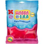 Massa de E.V.A. Vermelho 50 Gramas Para Modelagem - Make+