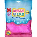 Massa de E.V.A. Rosa 50 Gramas Para Modelagem - Make+